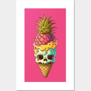 Spookcream. Icespook. Spooky Ice Cream Posters and Art